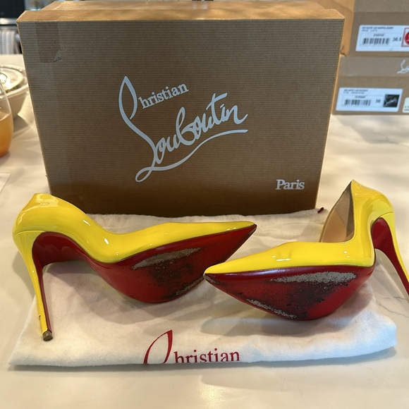 Christian Louboutin So Kate - Canary Yellow Size 36 - Picture 3 of 6
